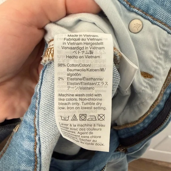 Madewell Slim Wide Leg Crop Jeans - Picture 6 of 6